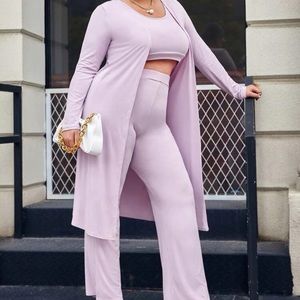 Pretty light purple 3 piece set